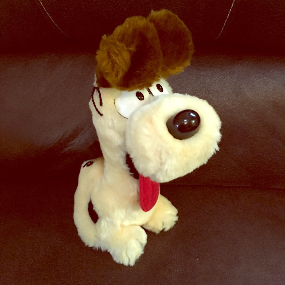 Vintage 1983 Dakin Garfield Odie Stuffed Plush